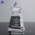 Crystal Metal Award Stress Ball Star Shaped Trophy